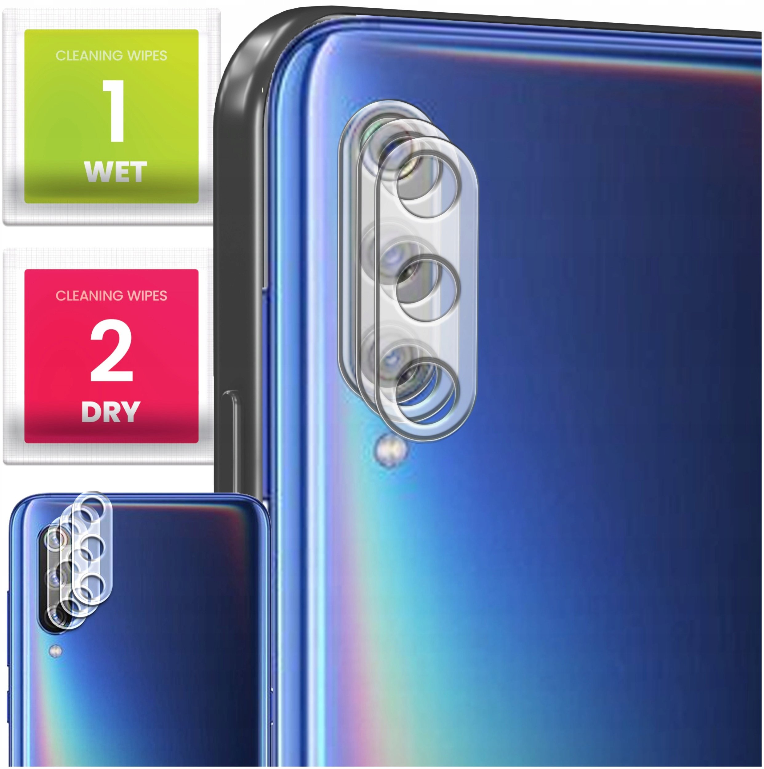 3-PAK Szkło Na Aparat Do Xiaomi Mi 9 / 9 SE (Hartowane, Ochronne, 9H)