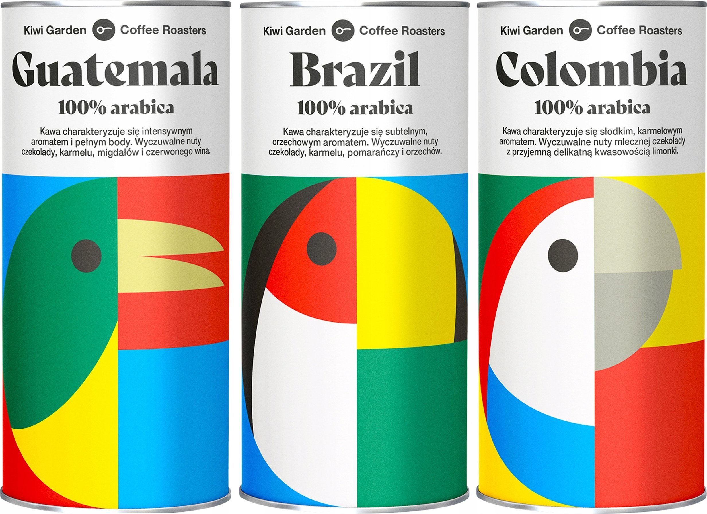 Kawa ziarnista Kiwi Garden Zestaw 200 g