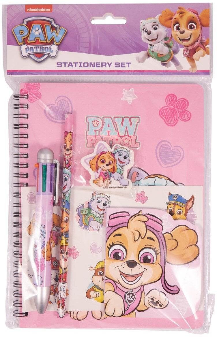 LEGO Writing set - with A5 soft cover spiral pad w/60 ruled sheets, multi-colour pen, stickers sheet, pencil, eraser, small note book w/40 sheets