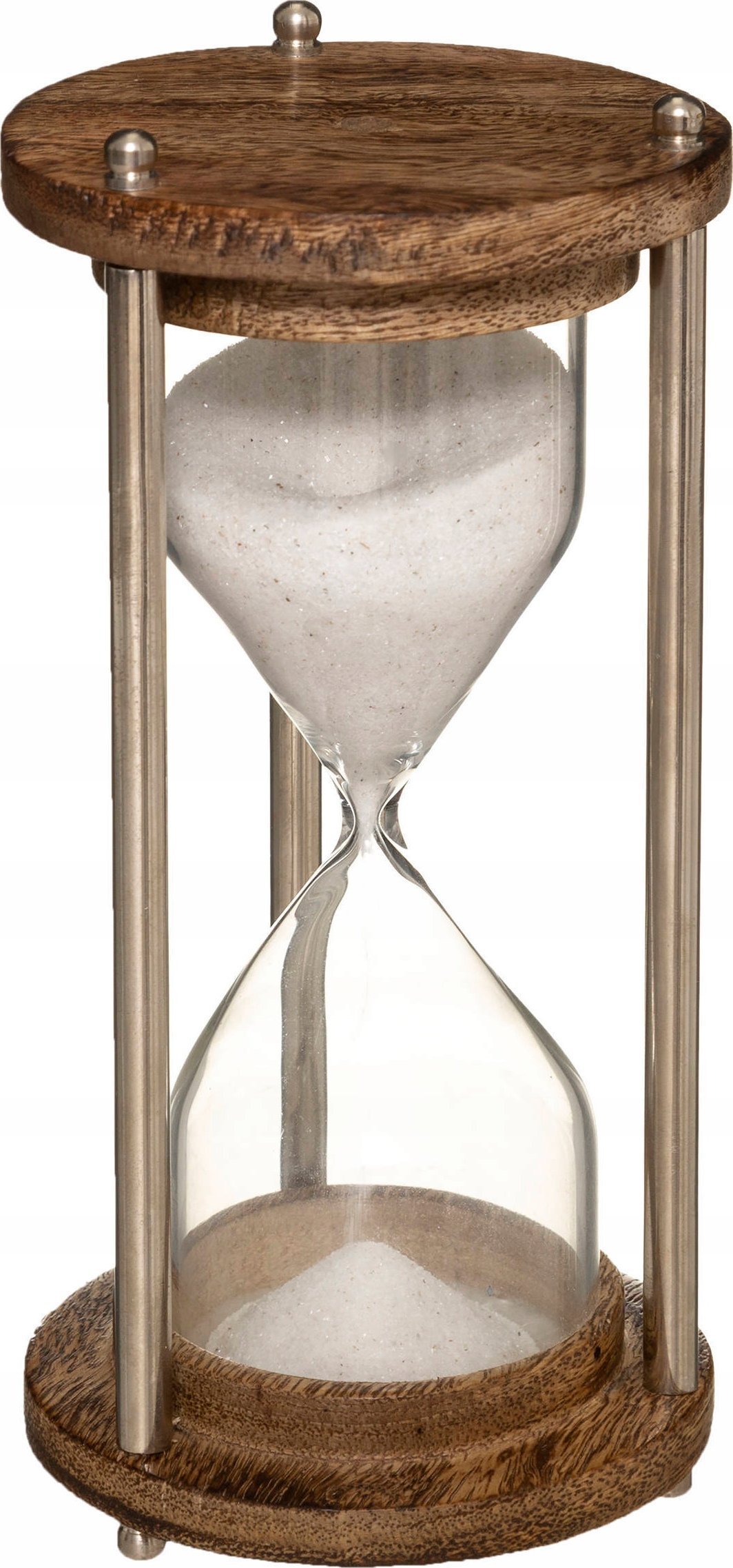 Atmosphera Ozdobna klepsydra, obudowa z drewna mango i metalu