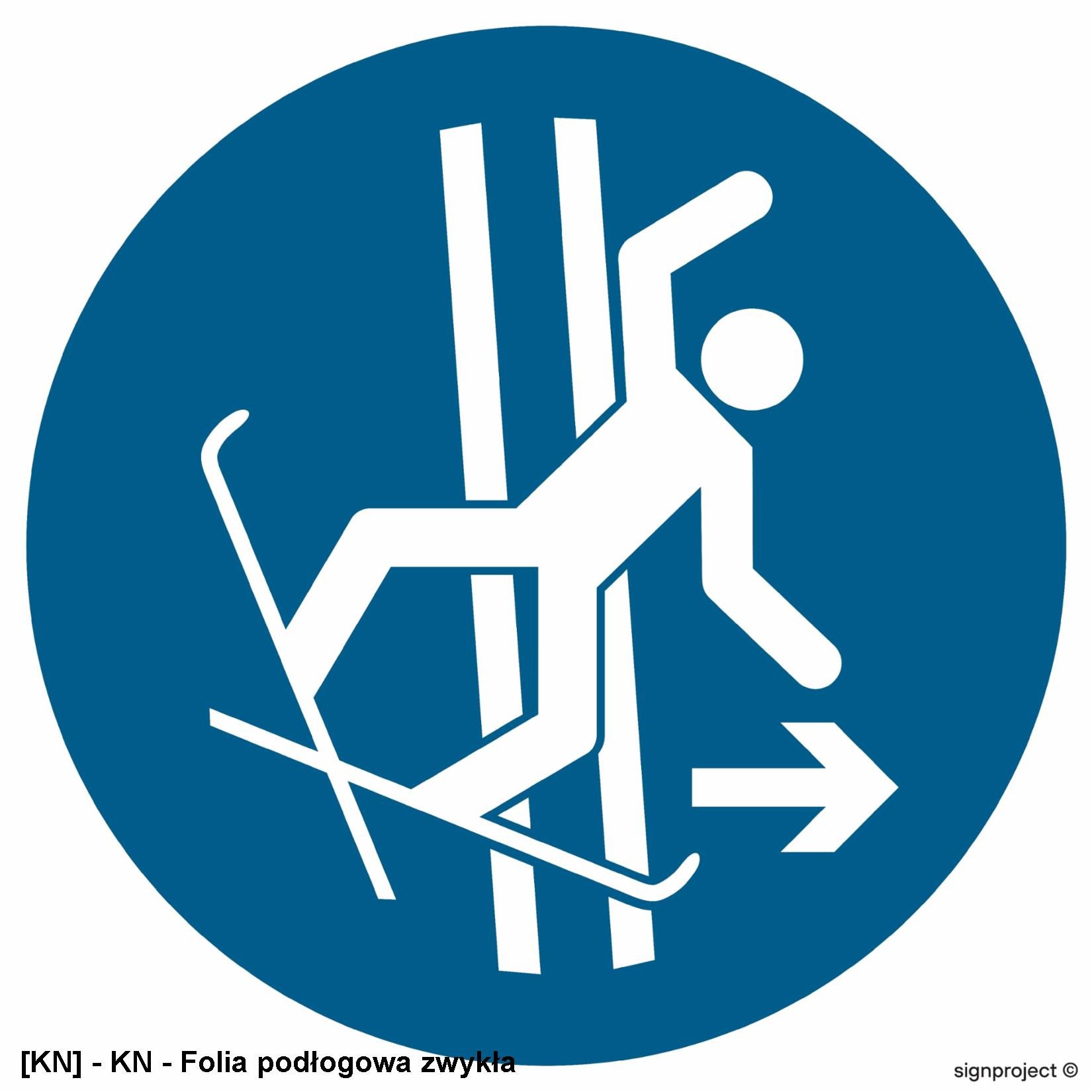 GJ035 - Nakaz natychmiastowego opuszczenia trasy orczyka w razie upadku 150x150