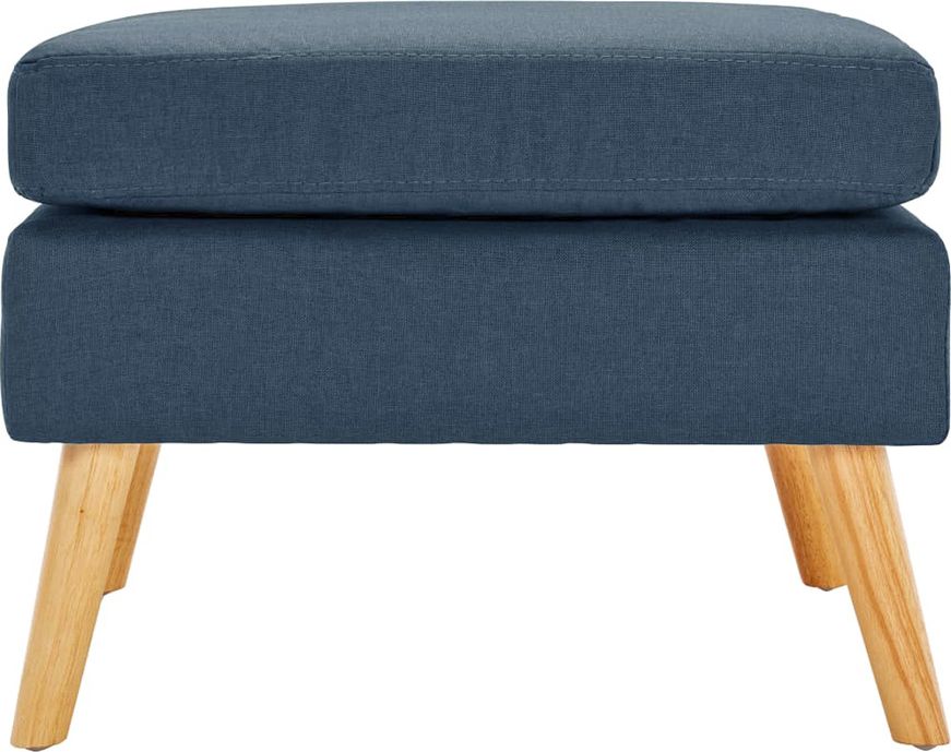 Elior Niebieska kwadratowa pufa - Elesar