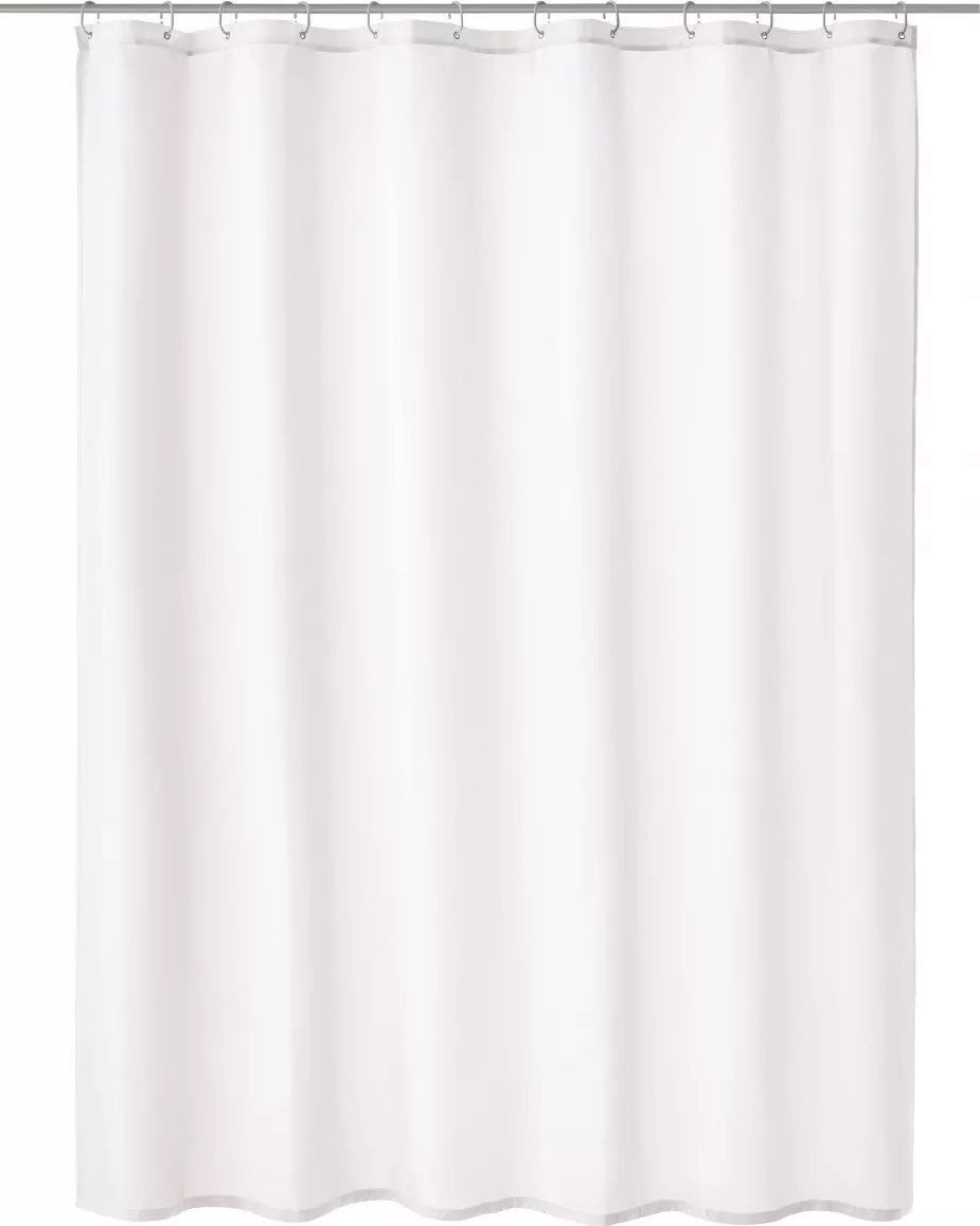 Kleine Wolke Kleine Wolke Kito Tekstylna Zasłona prysznicowa biała 240x180 cm