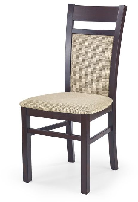 Halmar Gerard2 Krzesło Ciemny Orzech/Tap: Torent Beige