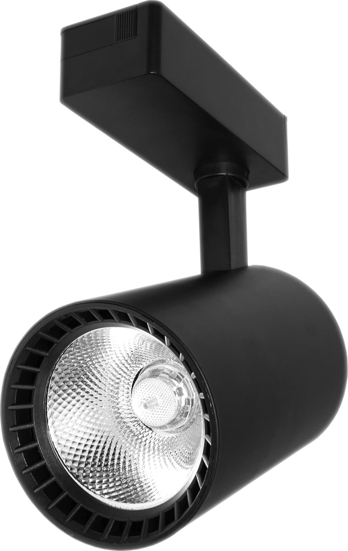 Nvox Lampa sklepowa led reflektor szynowy jednofazowy czarny 30w 2250 lm światło zimne 6000k