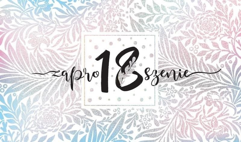 KUKARTKA Zaproszenie ZP-012 Urodziny 18 (5 szt.)