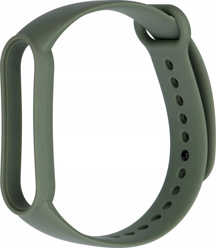OEM Pasek silikonowy do XIAOMI Mi Band 5 / 6 / 7 zielony (08)