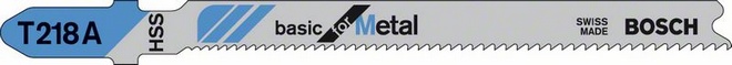 Bosch Brzeszczot do wyrzynarek Basic for Metal 92mm T 218 A 5szt. 2608631032
