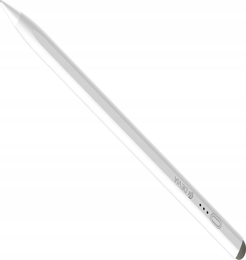 Rysik Devia iPad rysik do ekranu Apple iPad / iPad Pro / iPad Air / Mini (od 2018 r.) i wszystkie ekrany dotykowe białego koloru