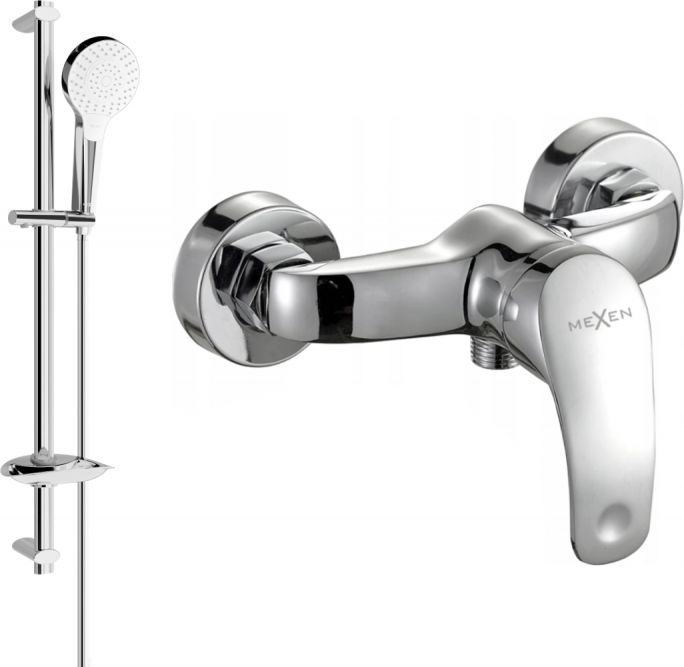Mexen Mexen Fabia DB05 bateria prysznicowa z zestawem prysznicowym, chrom - 74654DB05-00