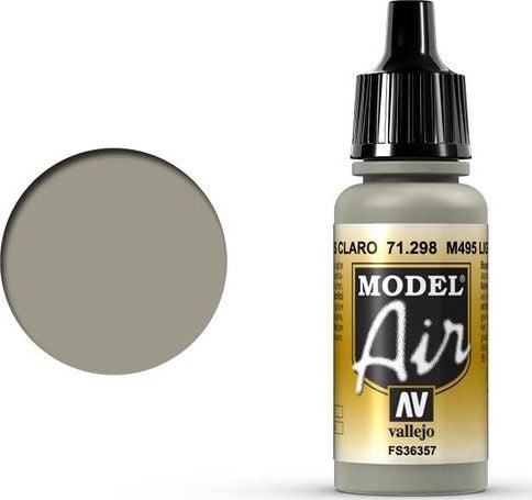 Vallejo Vallejo Model Air M495 Light Gray 71.298 uniwersalny