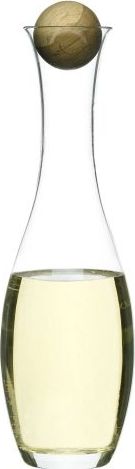 Sagaform Karafka Sagaform Nature z dębowym korkiem, 1,0 l, 34,5 cm