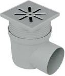 Capricorn Wpust kanalizacyjny 150 x 150mm z odpływem bocznym fi 110 (9-2600-110-47-01-04)