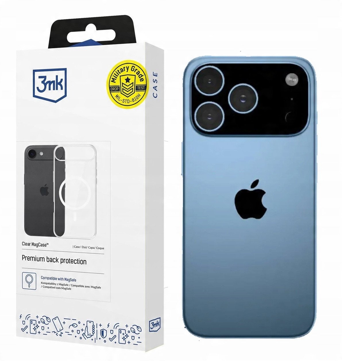 3mk Clear MagCase pro Apple iPhone 17 Pro