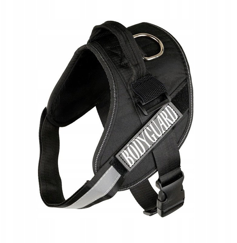 Szelki Bodyguard dla psa, czarny, XXL, 75-100 cm