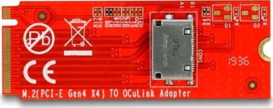 Kontroler Delock DeLOCK M.2 Key M to 1 x OCuLink SFF-8612 converter, interface card
