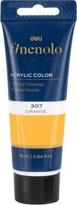 Farba akrylowa Finenolo 75ml pomarańczowa DELI