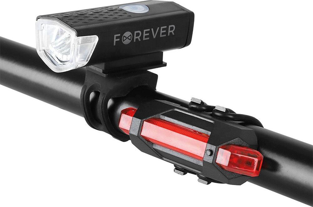 Forever Outdoor Zestaw lampek rowerowych Basic BLG-100 Forever Outdoor