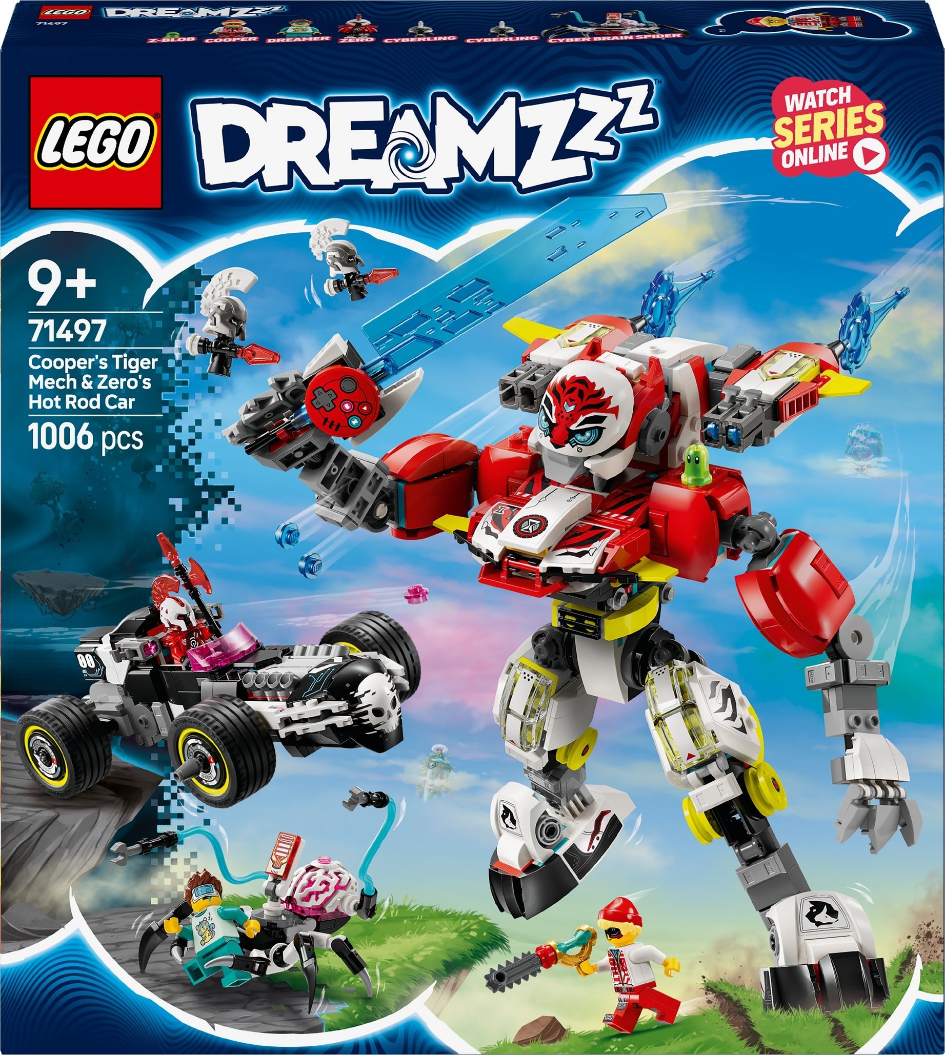 DREAMZzz Tygrysi mech Coopera i hot rod Zero (71497)