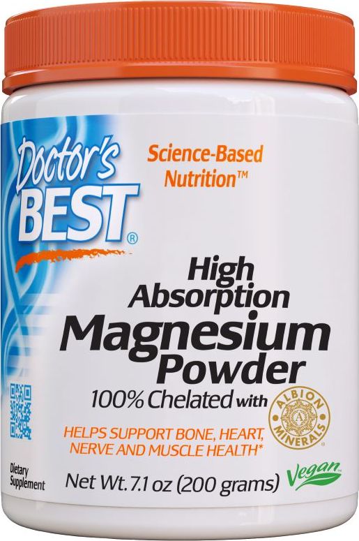 DOCTORS BEST Doctor's Best - Magnez Wysokoprzyswajalny, 200g