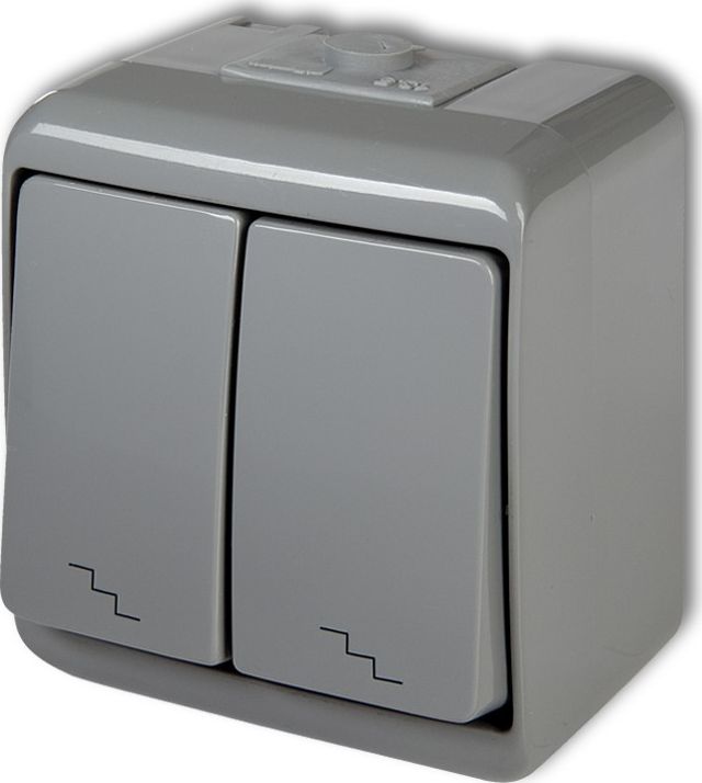 Karlik Łącznik Junior podwójny schodowy popielaty (10WHE-7)