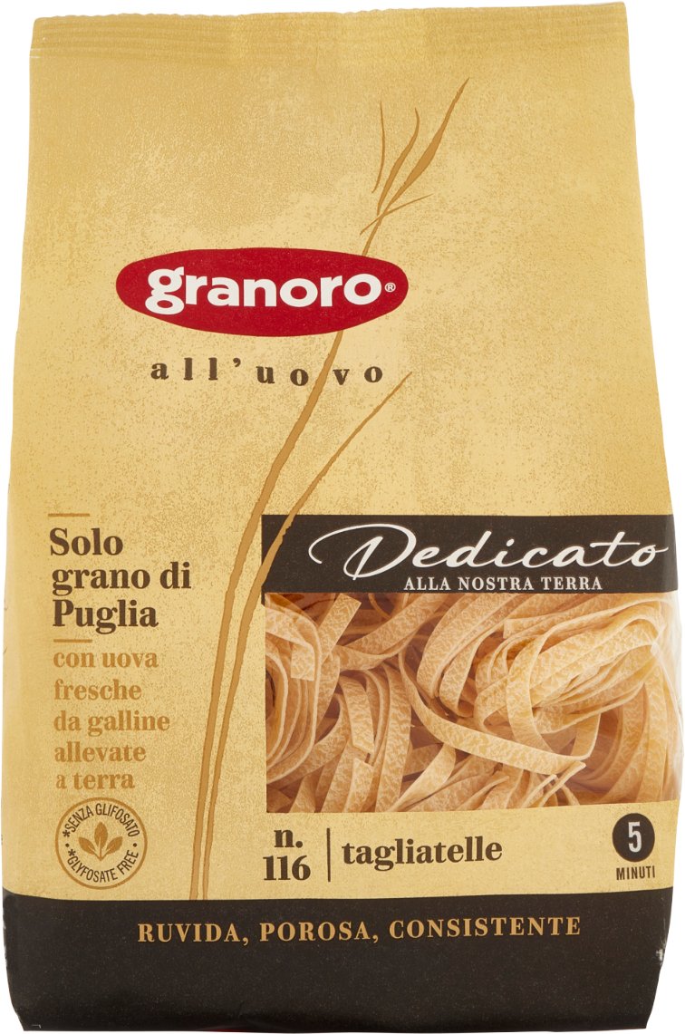 Makaron Dedicato Tagliatelle Uovo N.116 500G - Granoro