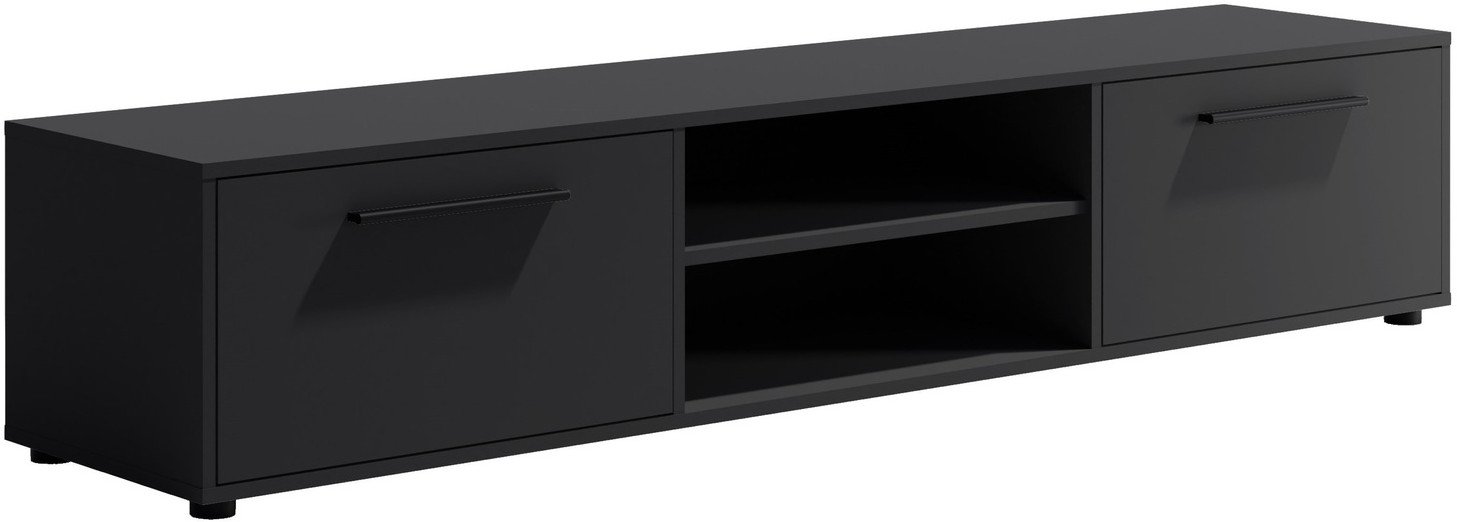 Szafka RTV Modena 190cm kolor: Czarny