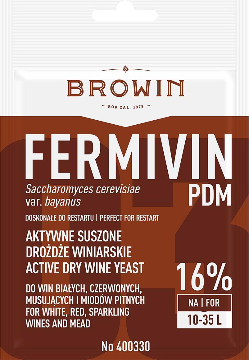 Browin Drożdże suszone do win mocnych i musujących 7 g