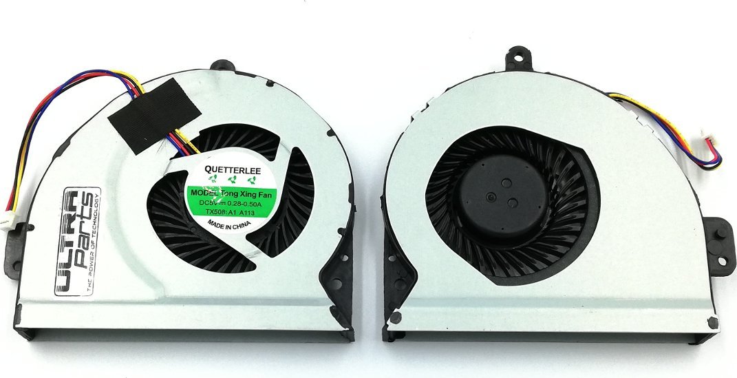 Wentylator Ultra Parts Wentylator ASUS X43 X44 X53 X53S X54 X84 K53 K53SJ K53S K54 A43 13GN3G1AM010 13GN-LNA0A01 KSB06105HB DFS531205HCOT