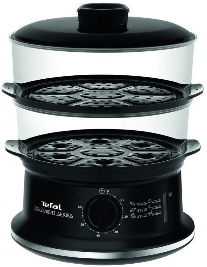 Parowar Tefal VC140131 Convenient VC1401 6 L 900W czarny