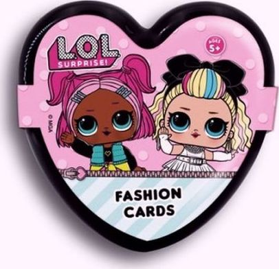 Lisciani Lol Surprise Fashion Cards - Czarne Serduszka