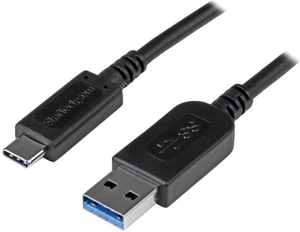 Kabel USB StarTech USB-A - USB-C 1 m Czarny (USB31AC1M)