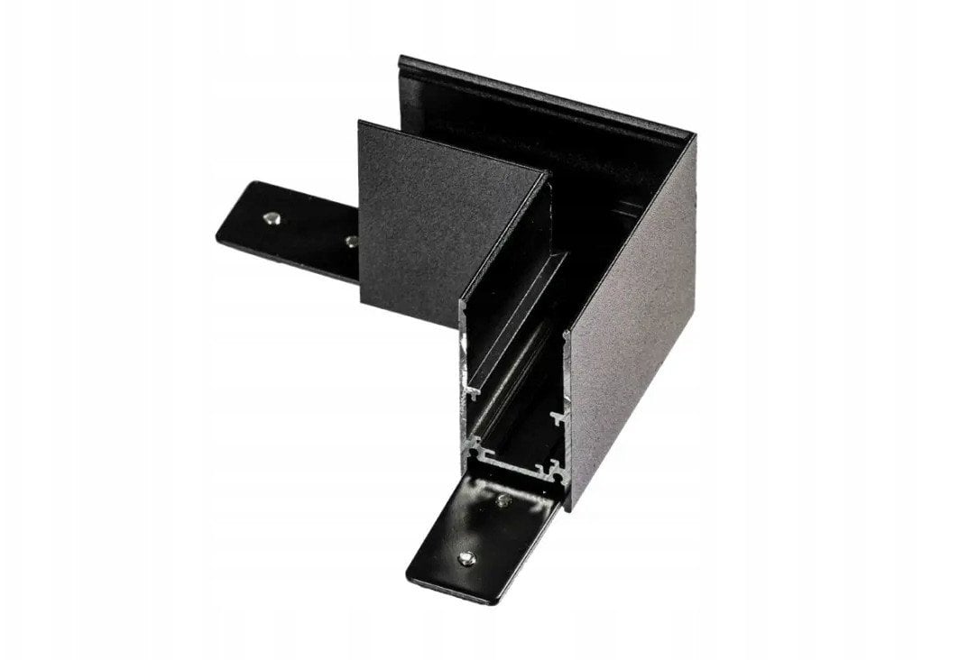 Azzardo Beta Track Magnetic 57 AZ5158 łącznik 90 A do systemu szynowego 1-fazowego czarny