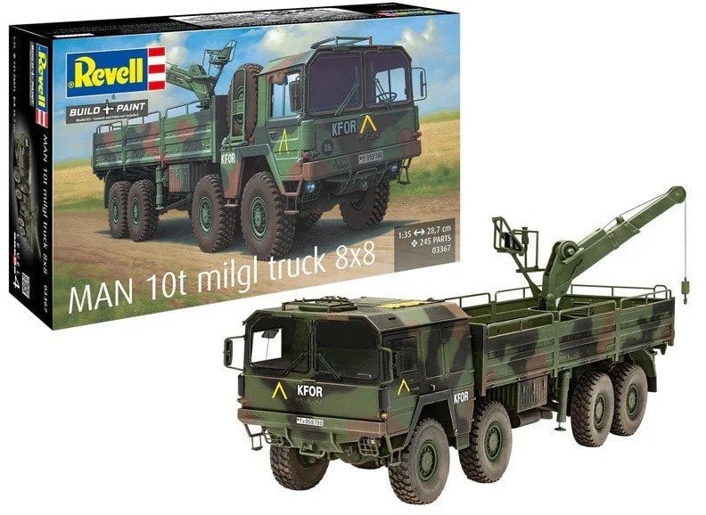 Model plastikowy Ciężarówka Man 10T Milgl 8x8 1/35