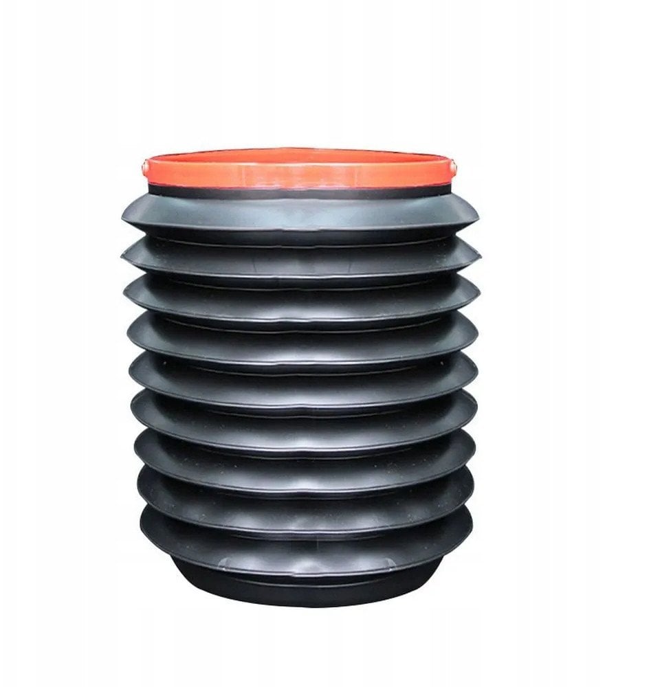 Składany pojemnik wiaderko do samochodu 4L czarny