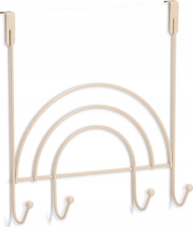 Zeller Wieszak na drzwi z haczykami, metal