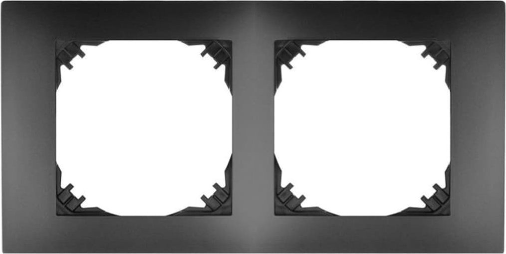 Elektro-Plast Vestra Ramka podwójna IP20 czarny 3872-09