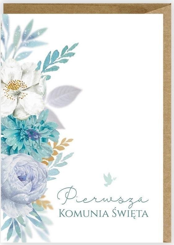 Cardie Kartka okolicznościowa koperta Komunia K063