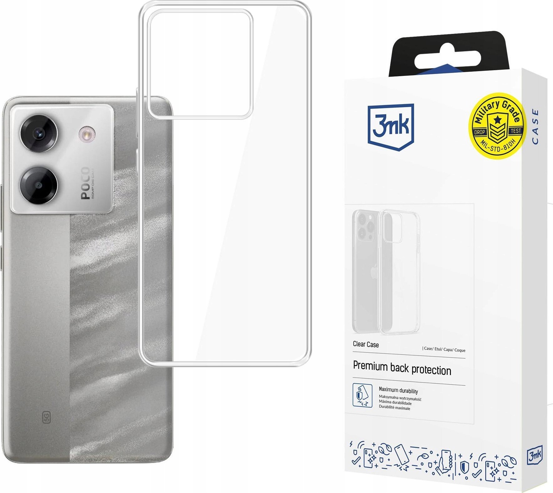 3MK Etui Clear Case do POCO M7 Pro 5G