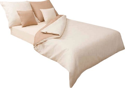 Multitex Pościel 140 x 200 2cz Satynowa Double Face Gold 3