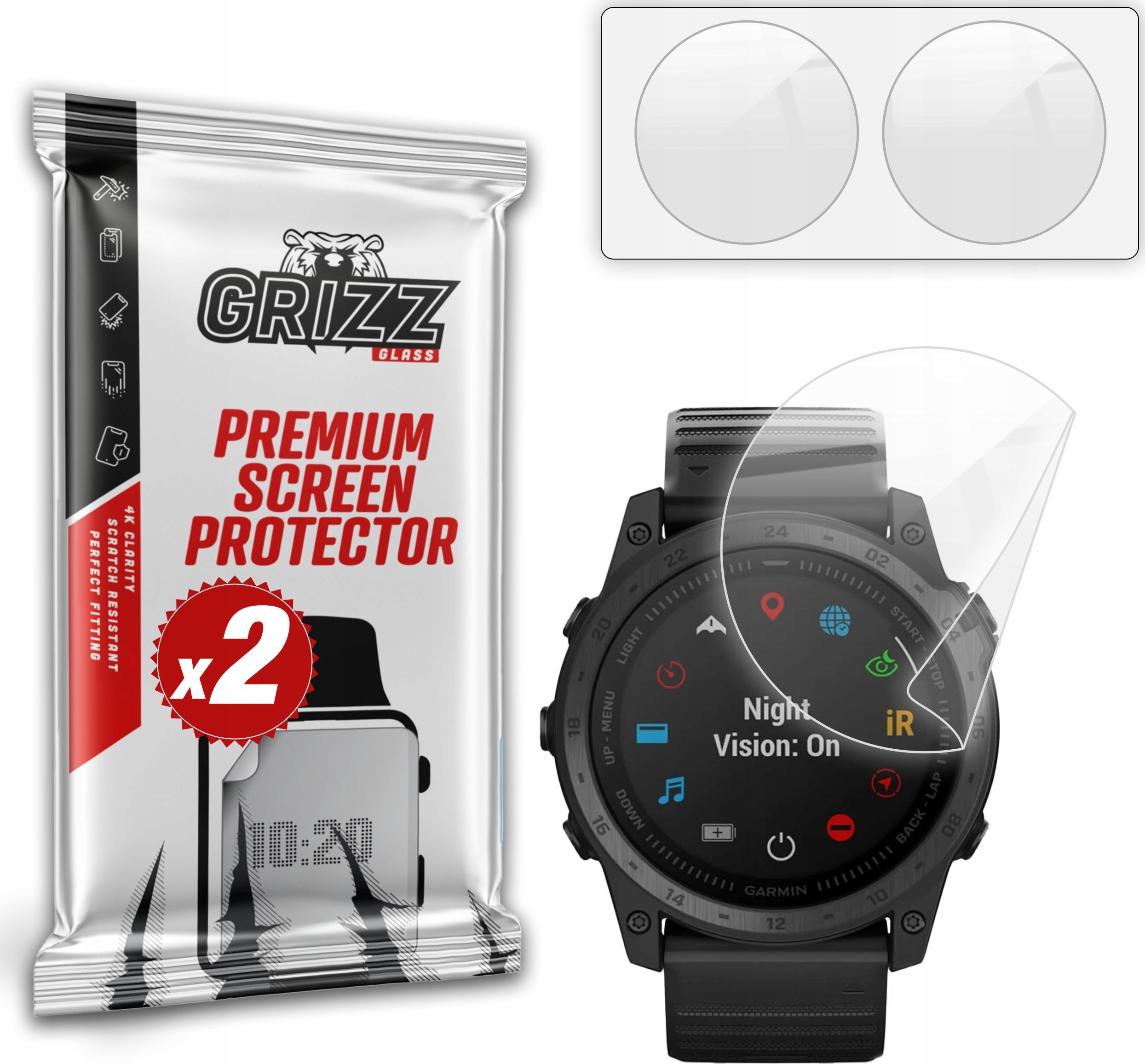 Folia ceramiczna GrizzGlass CeramicFilm do Garmin tactix 7