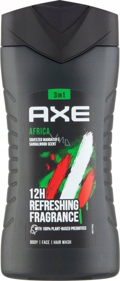 Axe AXE Africa, Shower gel, Men, Body, 250 ml