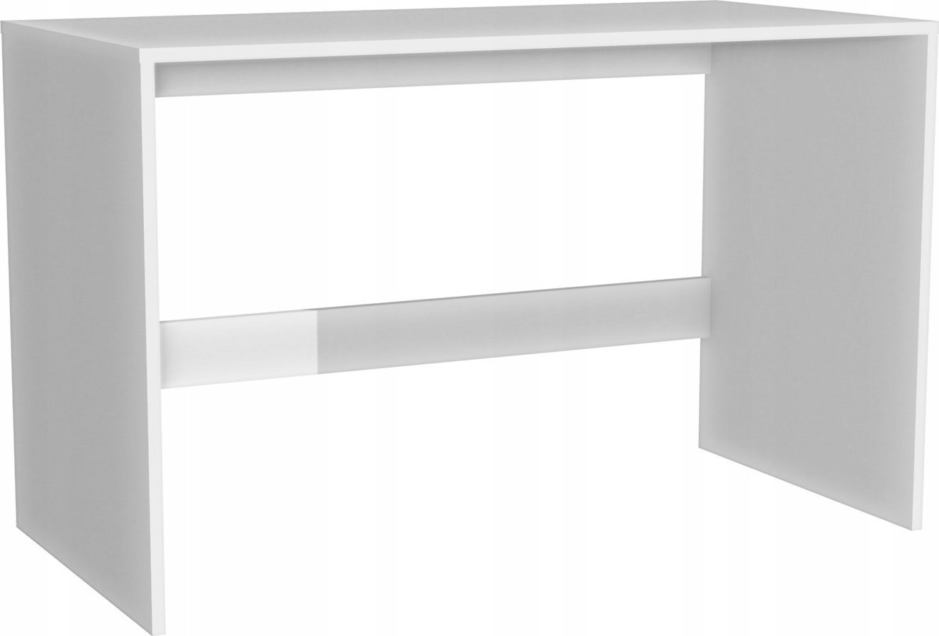 Biurko Modi Meble Biurko MONO 120x60 cm Białe, Biurko proste biurowe