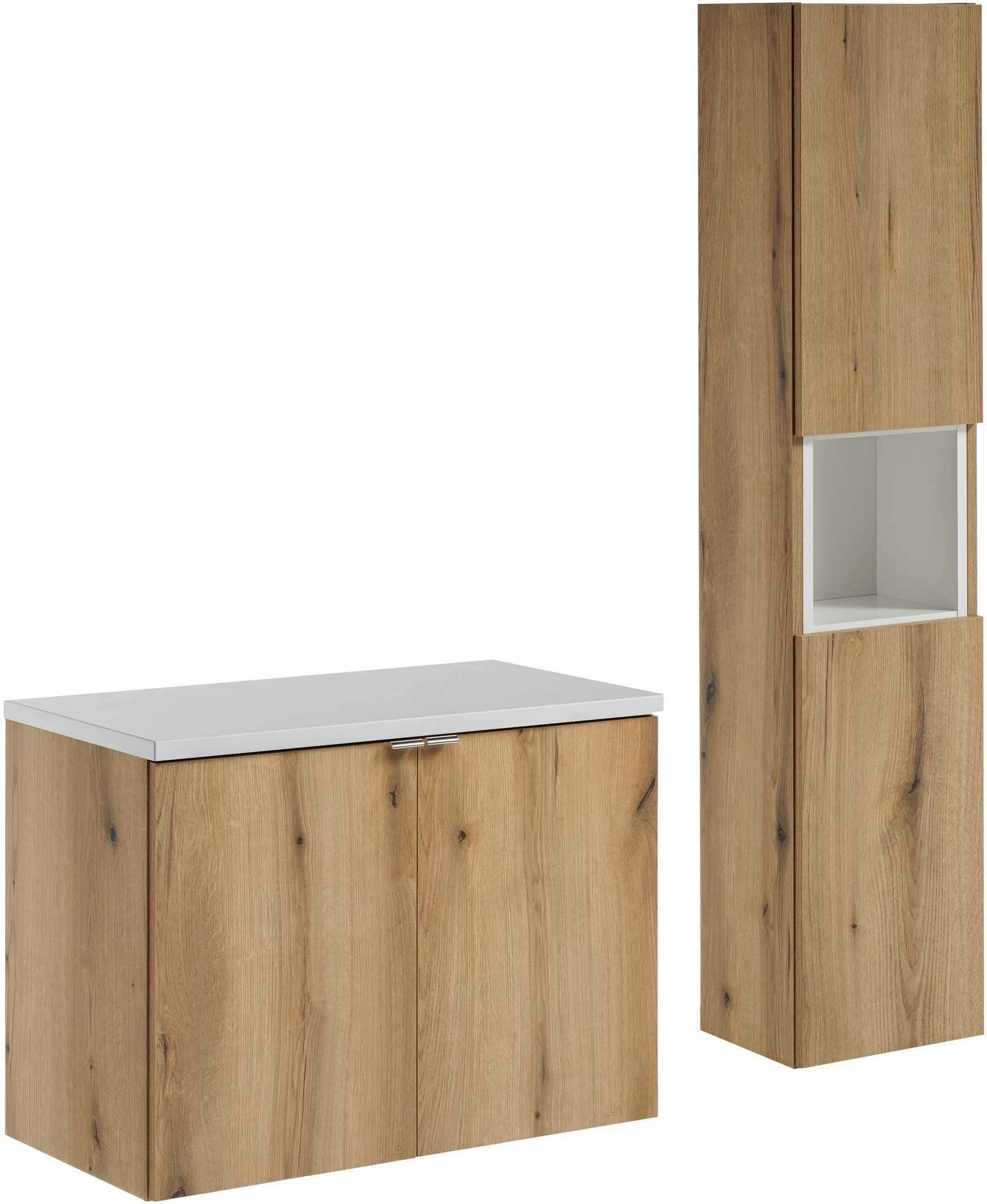 Zestaw meblowy 80cm z blatem i Szafką wysoką