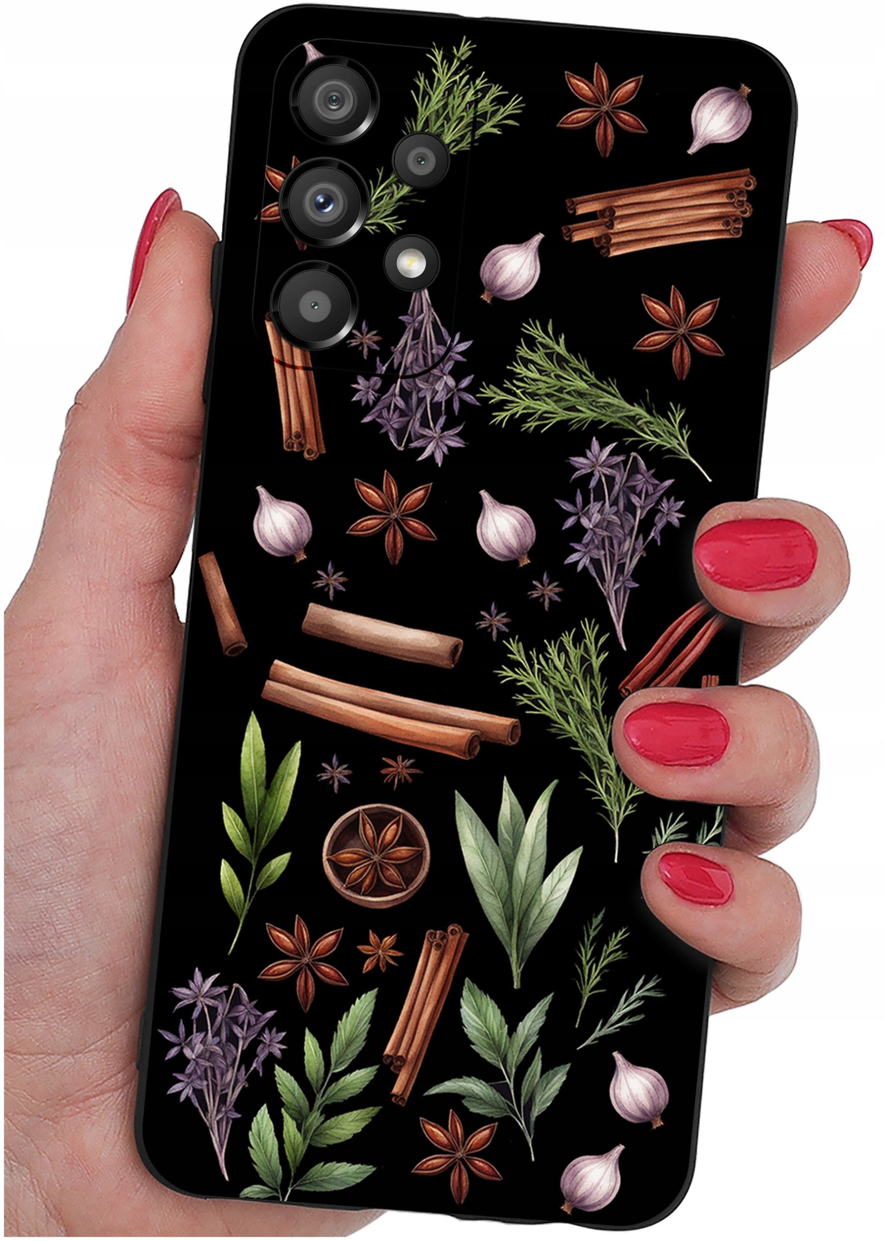 ETUI do Samsung Galaxy A53 5G WZORY |SILIKONOWE MATT CASE + SZKŁO 9H