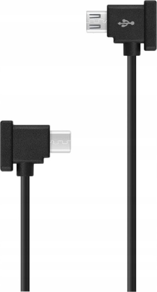 Kabel USB BRDRC microUSB - microUSB 0.3 m Czarny