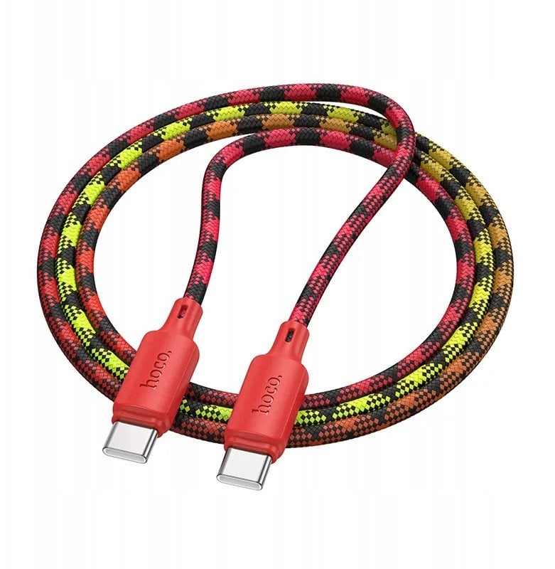 Kabel USB Hoco USB-C - USB-C 1 m Czerwony