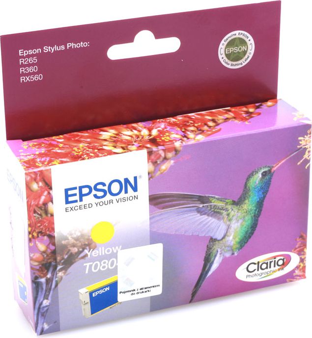 Tusz Epson tusz T0804 (C13T080440) Yellow