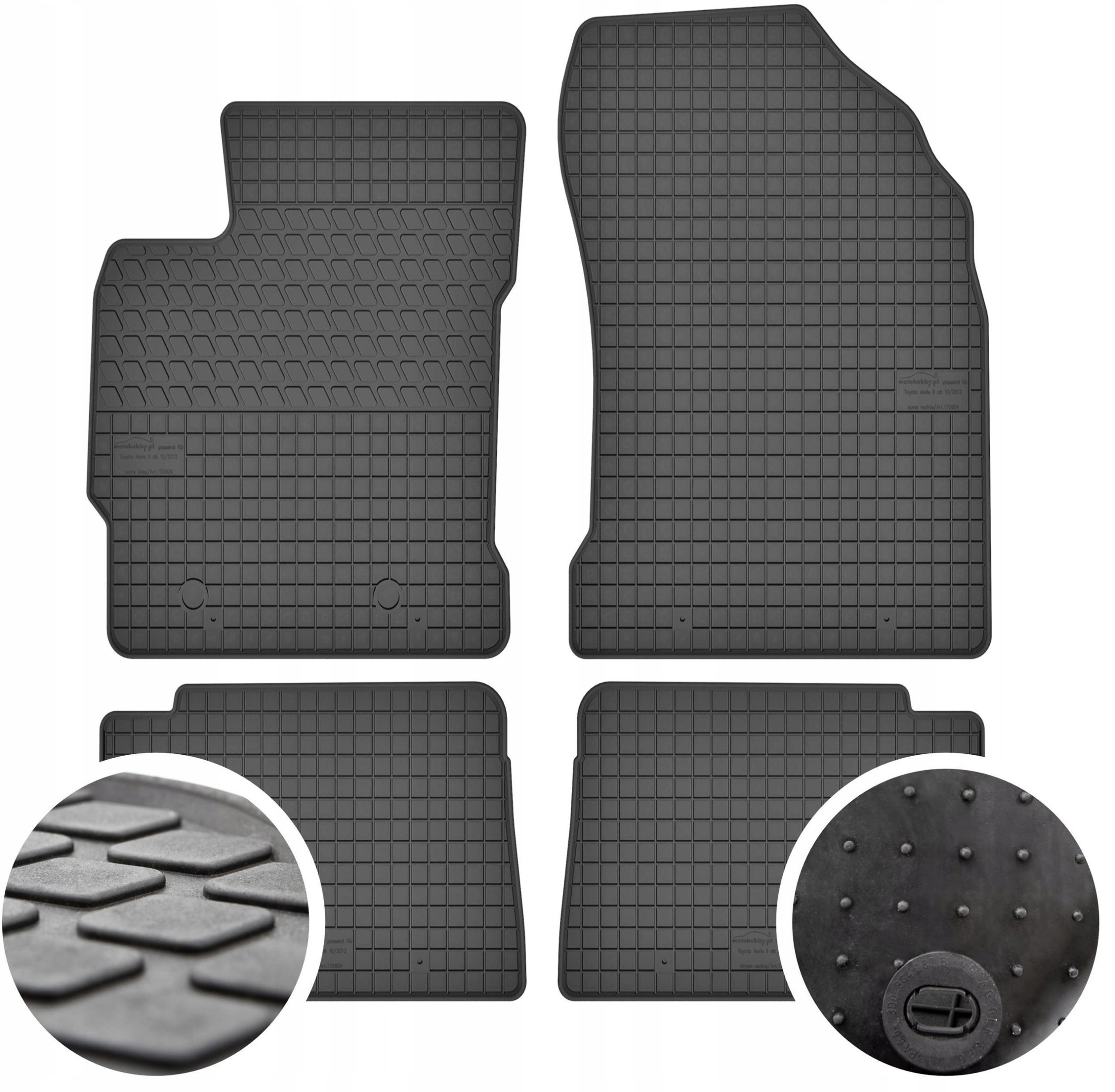 Dywaniki gumowe do Toyota Auris I / II / Corolla X E14E15
