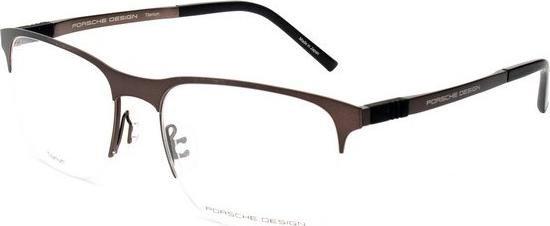 Porsche Ramki do okularów Męskie Porsche P8322-D Brązowy ( 54 mm)